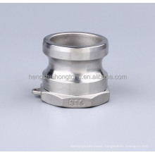 Aluminum material cam-and-groove hose coupling type A